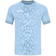 JAKO Koszulka sportowa Trikot Pixel (oddychająca, szybko schnąca) jasnoniebieska dziecięca