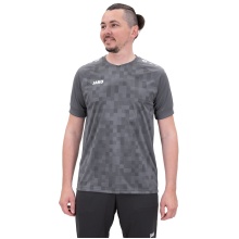 JAKO Koszulka sportowa Trikot Pixel (oddychająca, szybko schnąca) ciemnoszara męska