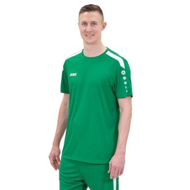 JAKO Koszulka sportowa Trikot Power (Poliester-Interlock, wytrzymała) zielona męska