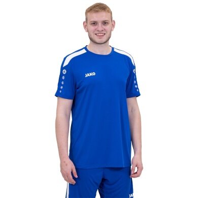 JAKO Koszulka sportowa Trikot Power (Poliester-Interlock, wytrzymały) niebieski królewski mężczyźni