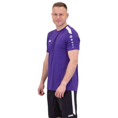 JAKO Koszulka sportowa Trikot Power (Poliester-Interlock, wytrzymały) fioletowy męski