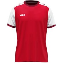 JAKO Sportowa koszulka Dynamic Trikot (mikrowłókno poliestrowe) czerwono/biała dla dzieci