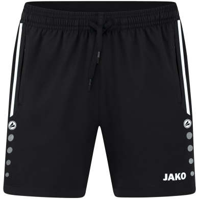 JAKO Spodenki sportowe Short Allround (Stretch-Micro-Twill) krótkie czarne damskie