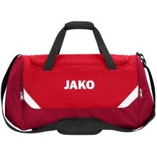 JAKO Torba sportowa Iconic (Rozmiar L - 62 litry) czerwony/winny - 65x30x32cm