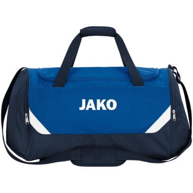 JAKO Torba sportowa Iconic (Rozmiar L - 62 litry) niebieska/morska - 65x30x32cm