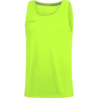 JAKO Tank top biegowy Run 2.0 (bez rękawów) neonowy zielony męski