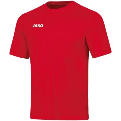 JAKO T-Shirt Base (Bawełna) czerwony chłopcy