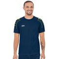 JAKO Koszulka sportowa Classico (100% poliester-Jacquard) granatowa/żółta męska