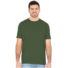 JAKO Koszulka Freizeit-Tshirt Organic Stretch (Bawełna organiczna) oliwkowa męska