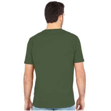 JAKO Koszulka Freizeit-Tshirt Organic Stretch (Bawełna organiczna) oliwkowa męska