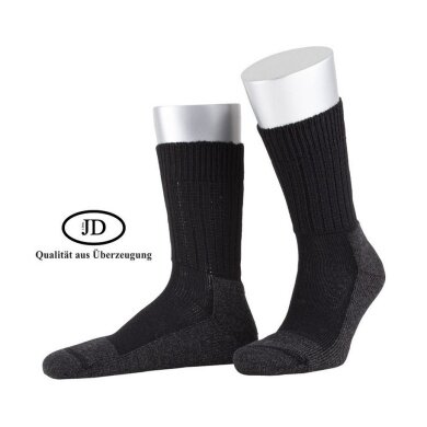 JD Outdoorsocke Wool Strong (Wełna Merino) czarna - 1 para