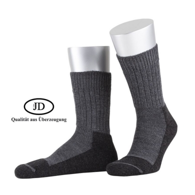 JD Outdoorsocke Wool Strong (wełna merino) szary - 1 para