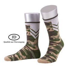 Skarpety sportowe JD Camouflage 2 (Bawełna organiczna) zielone - 1 para