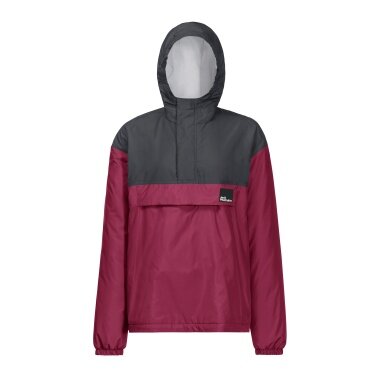 Jack Wolfskin Kurtka zimowa Windbreaker Spirit Ins Smock (wiatrproof, wodoodporny, ocieplany) rubinowy Dzieci