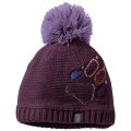 Czapka Jack Wolfskin (z pomponem) Paw Knit fioletowa dziecięca