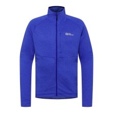 Kurtka polarowa Jack Wolfskin Taiga Full Zip (elastyczne mankiety) niebieska męska