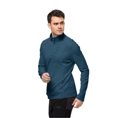 Jack Wolfskin Fleecepullover Kolbenberg Half-Zip (wysokiej elastyczności) ciemnoniebieski męski