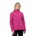 Jack Wolfskin Kurtka całoroczna Moonrise 3w1 (wodoodporna, wiatroszczelna, z wewnętrzną kurtką polarową) magenta Damska