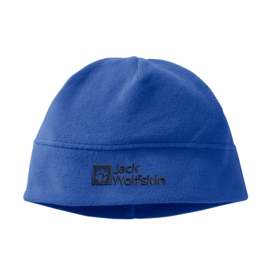 Jack Wolfskin Czapka (Beanie) Real Stuff 2023 - niebieska dziecięca