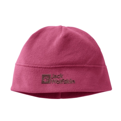 Jack Wolfskin Czapka (Beanie) Real Stuff 2023 - fuksja Dziewczęca