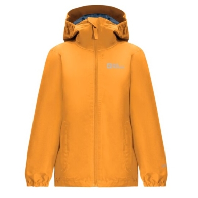 Jack Wolfskin Kurtka przeciwdeszczowa Flaze Texapore (wiatrproof, wodoodporna i lekka) pomarańczowa dziecięca