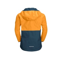 Jack Wolfskin Kurtka przeciwdeszczowa Rainy Days (oddychająca, wiatroszczelna, wodoodporna) pomarańczowa dziecięca