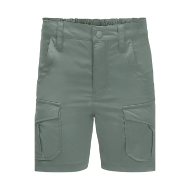 Jack Wolfskin Spodnie podróżne Freizeit-Reisehose Treasure Hunter Short (lekkie, wytrzymałe i elastyczne) krótkie hedgegrün Dzieci