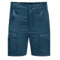 Jack Wolfskin Spodnie podróżne Freizeit-Reisehose Treasure Hunter Short (lekkie, wytrzymałe i elastyczne) krótkie ciemnoniebieskie dziecięce