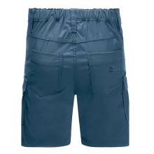 Jack Wolfskin Spodnie podróżne Freizeit-Reisehose Treasure Hunter Short (lekkie, wytrzymałe i elastyczne) krótkie ciemnoniebieskie dziecięce