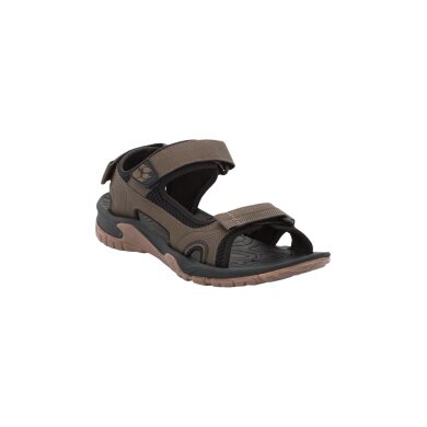 Jack Wolfskin Sandal Lakewood Cruise (Sandały na świeżym powietrzu do wędrówek i codziennego użytku) ciemnobrązowy męski