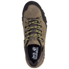 Jack Wolfskin Buty trekkingowe Rebellion Texapore Low (Trekking, skóra nubukowa, wodoodporne) khakibraun/phantom męskie