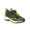 Jack Wolfskin Buty trekkingowe Villi Hiker Texapore Low (wodoodporne, oddychające) ciemnozielone/czarne Dzieci