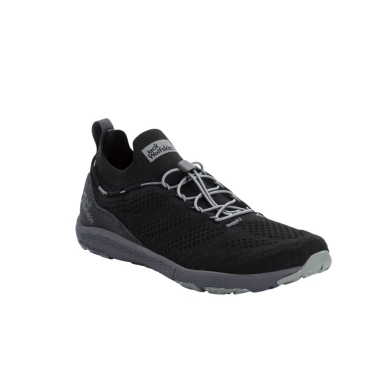 Jack Wolfskin Sneaker Spirit Knit Low (buty codzienne, lekkie i elastyczna podeszwa) szary phantom mężczyźni