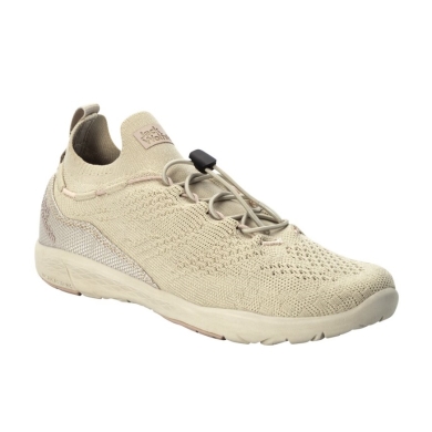 Jack Wolfskin Sneaker Spirit Knit Low (buty codzienne, lekkie i elastyczna podeszwa) piaskowy brąz Damskie