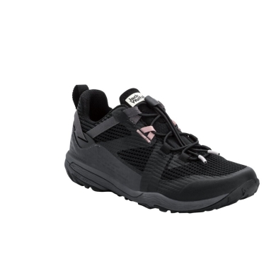 Jack Wolfskin Sneaker Spirit Low (buty wielofunkcyjne, lekkie i oddychające) czarne damskie