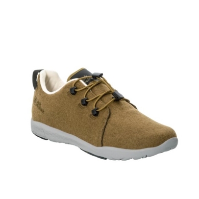 Jack Wolfskin Sneaker Spirit Wool Low (lekka, elastyczna podeszwa) brązowy damski