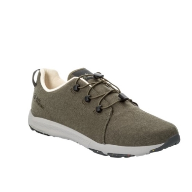 Jack Wolfskin Sneaker Spirit Wool Low (lekka, elastyczna podeszwa) mossgrün męskie