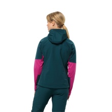 Jack Wolfskin Softshellowa kurtka Brisstal Hoody (Kaptur, wiatroszczelna, wodoodporna) magenta Damska