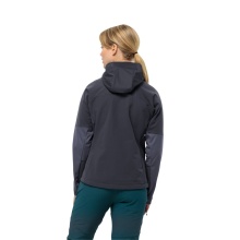 Jack Wolfskin Softshellowa kurtka Brisstal Hoody (Kaptur, wiatroszczelna, wodoodporna) szara Damska