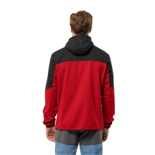 Jack Wolfskin Softshellowa kurtka Feldberg Hoody (wiatroszczelna, wodoodporna) czerwona męska