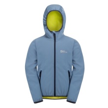 Jack Wolfskin Softshelljacka Fourwinds 2024 (wytrzymała, oddychająca) jasnoniebieska dziecięca