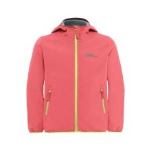 Kurtka softshell Jack Wolfskin Fourwinds (wiatroszczelna, ocieplona) 2025 sunset pink/coral dla dziewczynek