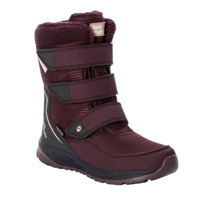 Jack Wolfskin Zimowe buty Polar Boot Texapore High VC (wytrzymałe, wodoodporne) berrypink Dziewczęta