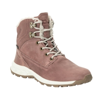 Jack Wolfskin Zimowe buty Queenstown City Texapore Mid (Skóra, wodoodporne) różowe Damskie