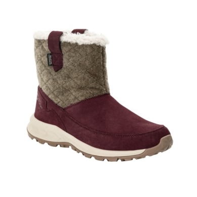 Jack Wolfskin Zimowe buty Queenstown Texapore Boot (zamsz, wodoodporne) berry róż Damen