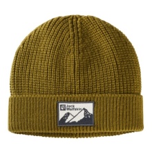 Jack Wolfskin Czapka Strickmütze Edo Badge Beanie - oliwkowa męska