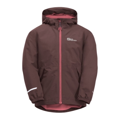 Jack Wolfskin Kurtka przejściowa Snowy Days 2023 (wodoodporna i wiatroszczelna, ocieplenie z polaru) berrypink Dzieci