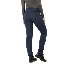 Jack Wolfskin Softshellowe spodnie wędrówkowe Geigelstein Slim Pant (odporne na wodę, oddychające) granatowe damskie