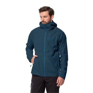 Jack Wolfskin Kurtka turystyczna Emberberg 3l (bardzo oddychająca, wodoodporna, wiatroszczelna) ciemnoniebieska męska