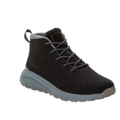 Jack Wolfskin Buty trekkingowe Campfire Mid Wool (Bawełna organiczna, wygodne, oddychające) szary phantom dla kobiet